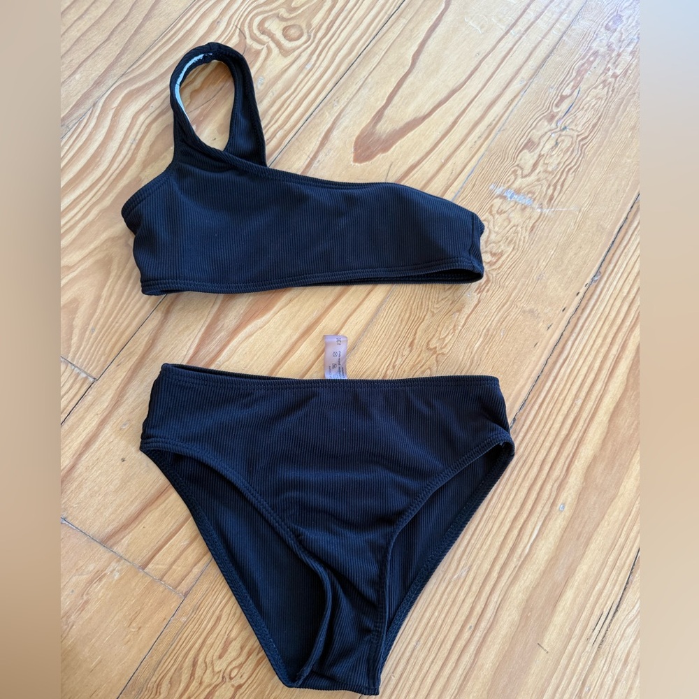 Girls black bikini swimsuit
